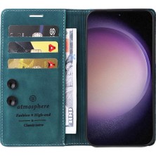 Mays Shop Samsung Galaxy S24 Artı Deri Kılıf Cüzdan Basit Iş Için Flip Case (Yurt Dışından)