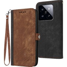 Mays Shop Xiaomi 14 Için Kılıf Pro Kickstand Koruyucu Cüzdan Flip Folio Kitap Pu ile (Yurt Dışından)