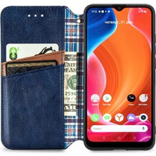 Mays Shop Oppo Realme C20 Cüzdan Fonksiyonu Için Zarif Iş Çevirme Kapağı (Yurt Dışından)