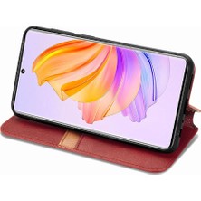 Mays Shop Huawei Onur Için Kılıf 80SE Moda Tasarım Deri Kılıf Kapak Kapak Iş (Yurt Dışından)