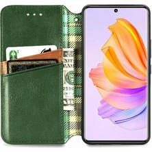 Mays Shop Huawei Onur Için Kılıf 80SE Moda Tasarım Deri Kılıf Kapak Kapak Iş (Yurt Dışından)