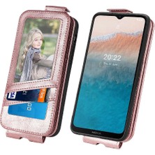 Mays Shop Nokia C200 Deri Kılıf Moda Tasarımı Zarif Iş Çevirme (Yurt Dışından)