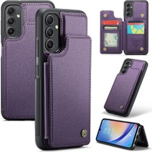 Mays Shop Samsung Galaxy A54 5g Rfıd Engelleme Kart Tutucu Pu Için Caseme Cüzdan Kılıf (Yurt Dışından)