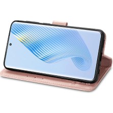 Mays Shop Huawei Onur Için Kılıf Sihirli 5 Dört Yapraklı Yonca Flip Kapak Kılıf (Yurt Dışından)