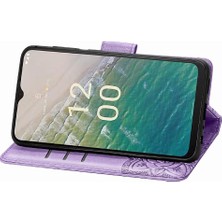 Mays Shop Nokia C32 Cüzdan Iş Kanat Kelebek Çok Renkli Kılıf (Yurt Dışından)