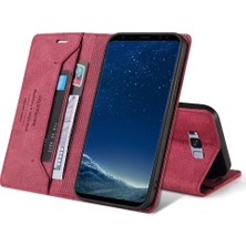 Mays Shop Samsung Galaxy S8 Kickstand Premium Deri Premium Deri Kılıf (Yurt Dışından)