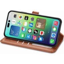 Mays Shop IPhone 14 Için Kılıf Artı Deri Çanta Zarif Iş Moda Tasarımı (Yurt Dışından)