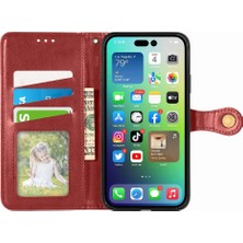 Mays Shop IPhone 14 Için Kılıf Moda Tasarım Cüzdan Fonksiyonu Kapak Çevirin Deri Kılıf (Yurt Dışından)