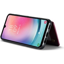 Mays Shop Samsung Galaxy A24 4g Pu Deri Rfıd Engelleme Için Ince Cüzdan Kılıf (Yurt Dışından)