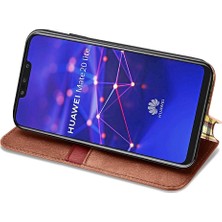 Mays Shop Huawei Mate 20 Lite Için Kılıf Kılıf Moda Tasarım Cüzdan Fonksiyonu (Yurt Dışından)