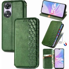 Mays Shop Oppo A78 Zarif Iş Moda Tasarım Deri Kılıf Flip Için Kılıf (Yurt Dışından)