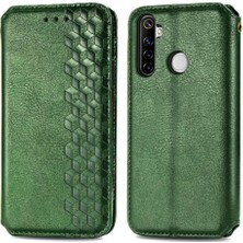 Mays Shop Oppo Realme 6i Flip Kapak Kılıf Cüzdan Fonksiyonu Için Kılıf Moda (Yurt Dışından)