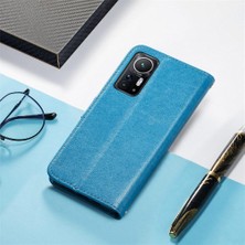 Mays Shop Xiaomi 12 Için Kılıf Deri Kılıf Zarif Iş Kısa Kayış Kapak Çevirin (Yurt Dışından)