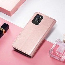 Mays Shop Infinix Not 10 Pro Zarif Iş Dört Yapraklı Yonca Flip Case Için Kılıf (Yurt Dışından)