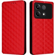 Mays Shop Xiaomi Poco X6 Neo 5g Pu Deri 3D Desen Kart Yuvaları Tutucu (Yurt Dışından)