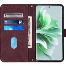 Mays Shop Oppo Için Kılıf Oppo 11 5g Pu Deri Cüzdan Kapak Flip Folio Kitap Kredi (Yurt Dışından)