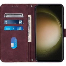 Mays Shop Samsung Galaxy S24 Ultra 5g Için Kılıf Pu Deri Cüzdan Kapak Çevirin Folio (Yurt Dışından)