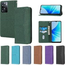 Mays Shop Oppo A57 4G/A77 4G/A57S 4g Kredi Kartı Tutucu Flip Folio Kitap Pu (Yurt Dışından)