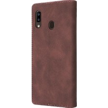 Mays Shop Samsung Galaxy A20 Için Flip CASE/A30 Deri Kılıf Kapak Kapak Darbeye (Yurt Dışından)