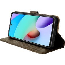 Mays Shop Xiaomi Redmi Için Not 11 4g Manyetik Cüzdan Kart Tutucu Kickstand (Yurt Dışından)