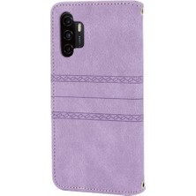 Mays Shop Samsung Galaxy A32 5g/ M32 5g Kickstand Pu Deri Manyetik Için Flip Case (Yurt Dışından)