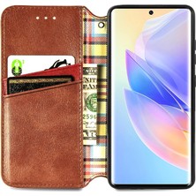 Mays Shop Huawei Onur 60SE Flip Kapak Için Kılıf Zarif Iş Moda Tasarımı (Yurt Dışından)