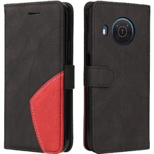 Mays Shop Nokia X10/X20 Pu Deri Flip Folio Kılıf Kickstand Koruyucu (Yurt Dışından)