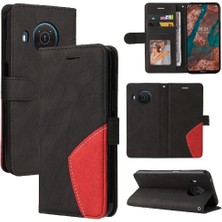 Mays Shop Nokia X10/X20 Pu Deri Flip Folio Kılıf Kickstand Koruyucu (Yurt Dışından)