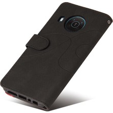 Mays Shop Nokia X10/X20 Pu Deri Flip Folio Kılıf Kickstand Koruyucu (Yurt Dışından)