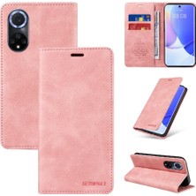 Mays Shop Huawei Nova 9 Için Kılıf Folio Cüzdan Koruyucu Manyetik Pu Deri (Yurt Dışından)