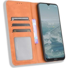 Mays Shop Nokia G10/G20 Manyetik Kapatma Cüzdan Pu Deri Kılıf (Yurt Dışından)