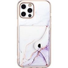 YH Market Iphone 11 Için Kılıf Pro Yumuşak Tpu Tampon Mermer Ince Cüzdan Kart Yuvaları (Yurt Dışından)