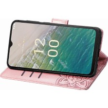 Mays Shop Nokia C32 Cüzdan Iş Kanat Kelebek Çok Renkli Kılıf (Yurt Dışından)