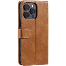 YH Market Iphone 12 Için Flip Case Pro Max Cüzdan Pu Deri 6 Kart Yuvaları Kickstand (Yurt Dışından)