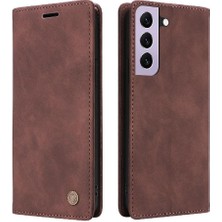 YH Market Samsung Galaxy S22 Için Flip Case Kapak Darbeye Deri Kılıf (Yurt Dışından)