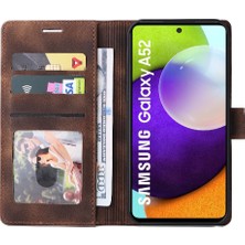 YH Market Samsung Galaxy A52 Basit Iş Cüzdan Darbeye Flip Case (Yurt Dışından)