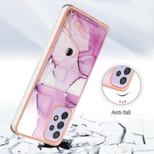 YH Market Samsung Galaxy A23 4g/5g Kart Yuvaları Mermer Yumuşak Tpu Tampon Ince (Yurt Dışından)