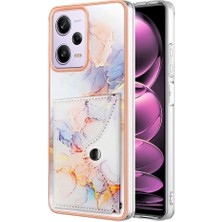 YH Market Xiaomi Redmi Için Not 12 Pro 5g Mermer Yumuşak Tpu Tampon Ince Cüzdan (Yurt Dışından)