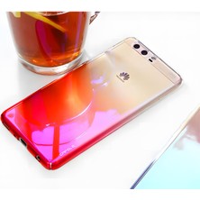 Cepustik Telefon Aksesuarları Huawei P10 Plus Kılıf Parlak Renk Geçişli Kılıf