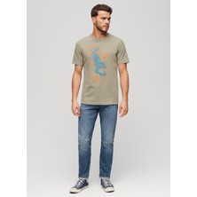Superdry Normal Bel Slim Fit Erkek Denim Pantolon M7010888A2GH_VINTAGE Slım Jeans