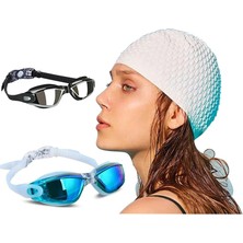Chaoduo Shop Miyopi Siyah -2.0 Tarzı Reçete Yüzme Gözlükleri Miyopi Yetişkin Çocuk Kadınlar Uzun Saç Silikon Kapaklar Set Dalış Gözlükleri Erkekler Çocuklar Yüzme Gözlükleri Dişli (Yurt Dışından)