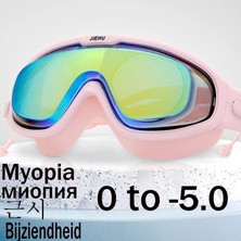 Chaoduo Shop Pembe Miyopi -2.0 Tarzı Yüzme Miyopi Reçeteli Gözlükler Yüzme Maskesi Buğu Önleyici Optik Saydam Yüzme Google (Yurt Dışından)