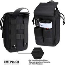 Chaoduo Shop Type5 Cp Stili Taktik Molle Ilk Yardım Seti Tıbbi Çanta Edc Kılıfı Acil Kamp Survival Alet Çantası Paketi Açık El Feneri Turnike Kılıfı (Yurt Dışından)