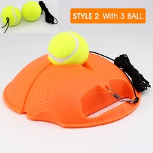 Chaoduo Shop Stil 2 ile 3 Top Stili Welkın Ağır Hizmet Tipi Tenis Eğitim Yardımcıları Aracı Elastik Halat Topu Uygulaması Kendi Kendine Görevli Ribaund Tenis Antrenörü Ortağı Müsabaka Cihazı (Yurt Dışından)