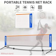 Chaoduo Shop 5,1 M Stili Açık Tenis Badminton Eğitim Ağı Kapalı Voleybol Mesh Çerçevesiz Dayanıklı Egzersiz Ekipmanları 3.1m.1m.1m.1m (Yurt Dışından)