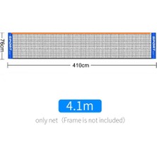 Chaoduo Shop 6,1 M Stili 6.1 *0.76M Standart Profesyonel Tenis Eğitim Ağı Badminton Ağı Açık Tenis Ağı Örgü Voleybol Ağı Çerçevesiz Egzersiz (Yurt Dışından)