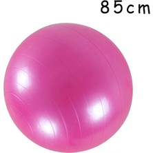 Chaoduo Shop PEMBE-85CM Tarzı 65CM Yoga Topu Pilates Spor Isviçre Topu Yoga Denge Topu Ritmik Jimnastik Topu Gerilim Çevre Korumasına Dayanım (Yurt Dışından)