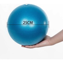 Chaoduo Shop Gri Stil 25CM Çap Yoga Topu Anti-Sıkıştırma Patlamaya Dayanıklı Pilates Mini Balance Küre Spor Salonu Ev Eğitimi Fitness Küre Flaş Satış (Yurt Dışından)