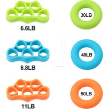 Chaoduo Shop Altın Tarzı Et Parmak Sedye Silikon El Kavrama Güçlendirici Parmak Direnç Bantları El Ekstansörü Egzersiz Gücü Eğitmen Seti (Yurt Dışından)