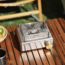 Chaoduo Shop TW8020 Stili Thous Winds Kovea Cube Kaset Soba Rüzgar Kalkanı Paslanmaz Çelik Rüzgar Kalkanı T (Yurt Dışından)